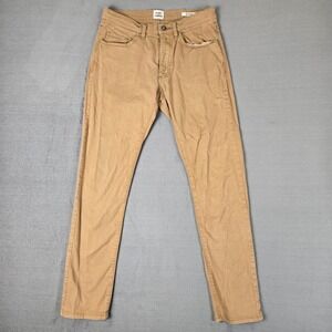 Flint and Tinder Pants Mens 30x32 Brown Slim 365 Everyday Cotton Twill Huckberry